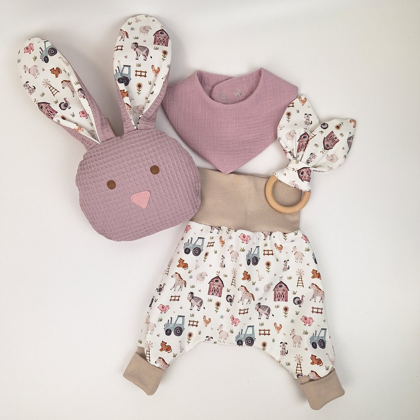 Baby set, blue, size 0-3 months