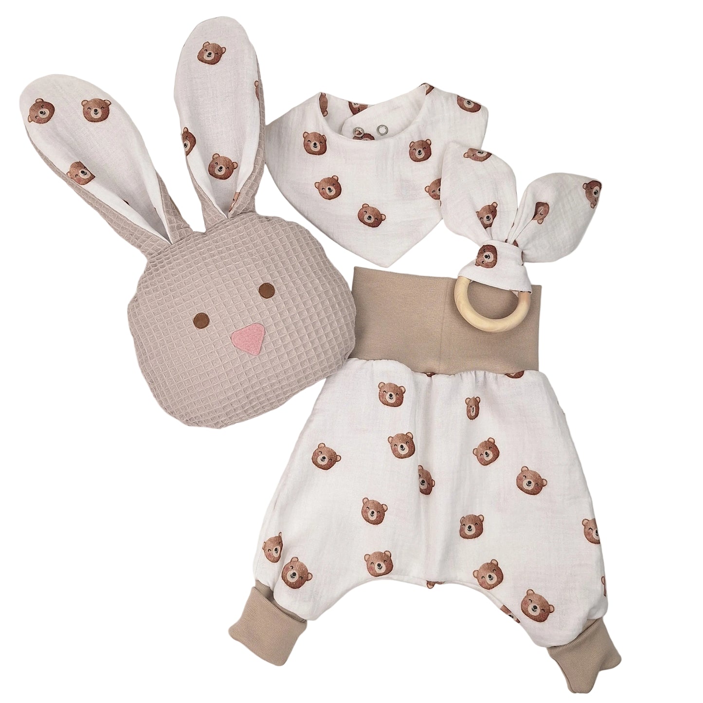 Baby set, blue, size 0-3 months