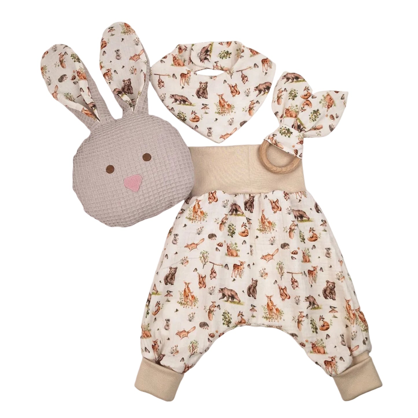 Baby-Set Waldtiere Gr.68-80