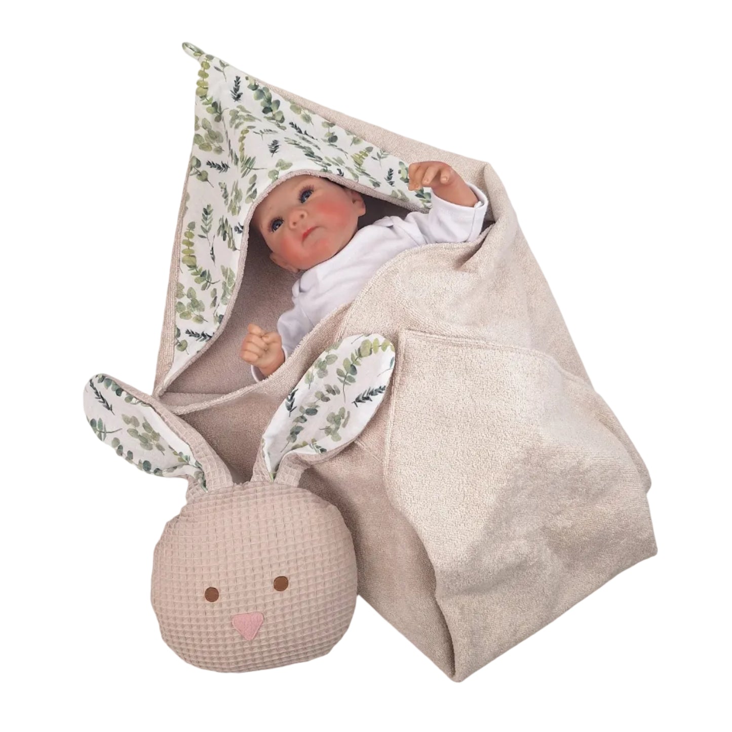 Baby set, blue, size 0-3 months