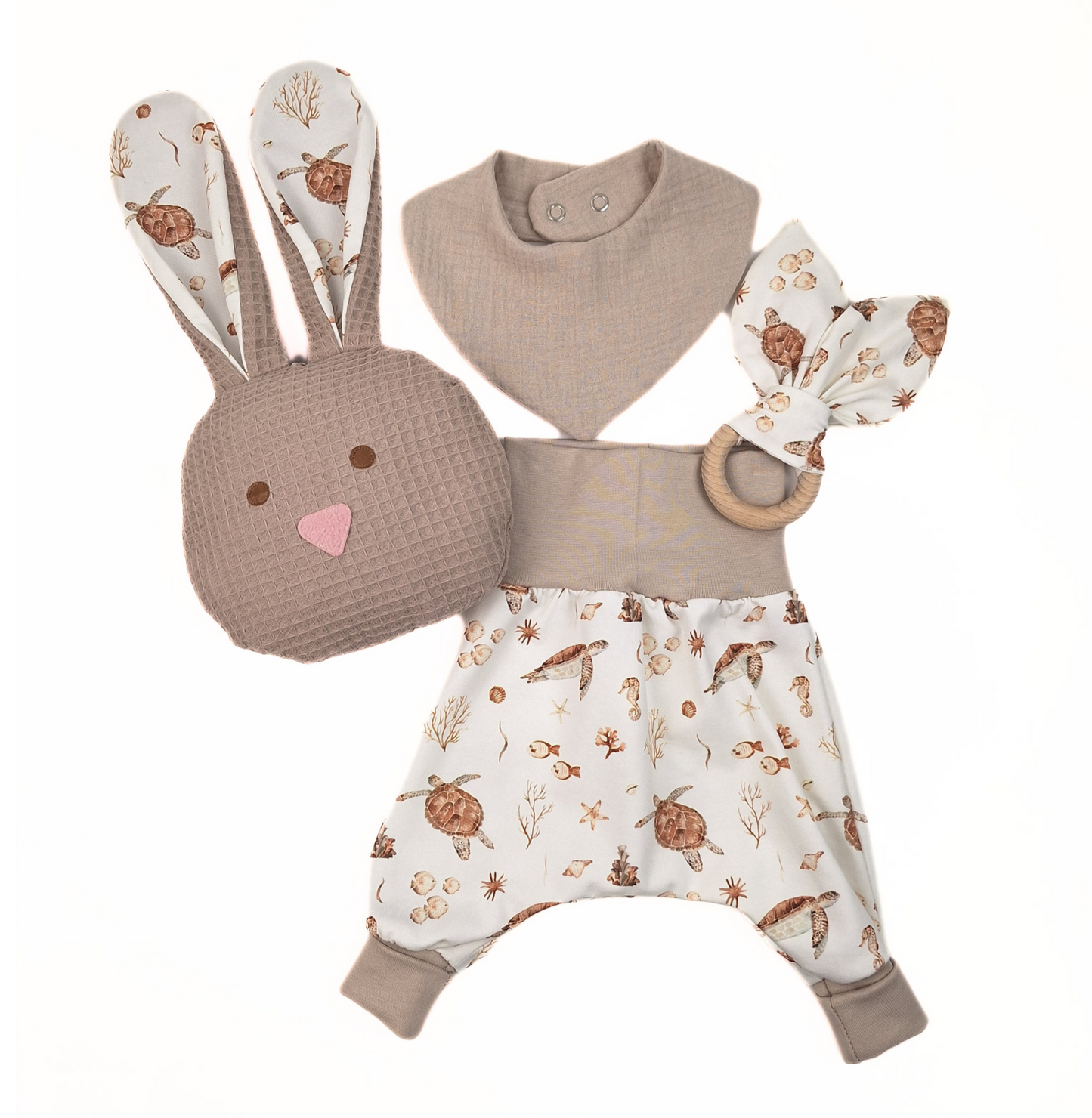 Baby set, blue, size 0-3 months