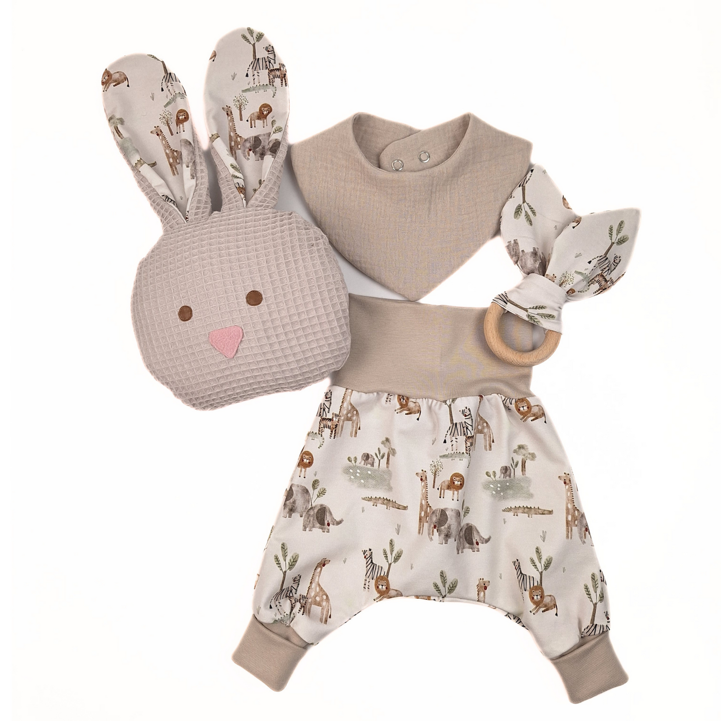 Baby set, blue, size 0-3 months