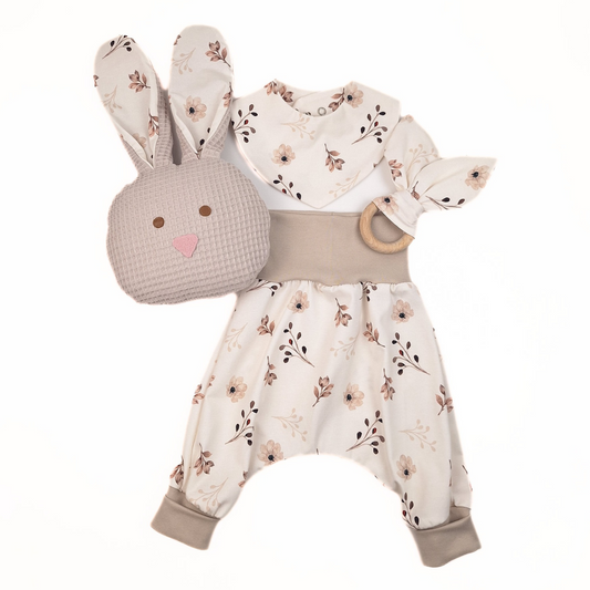 Baby set, blue, size 0-3 months