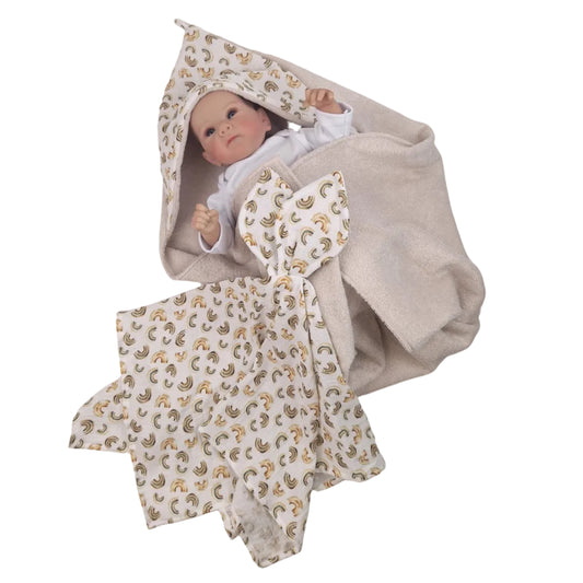 Baby set, blue, size 0-3 months