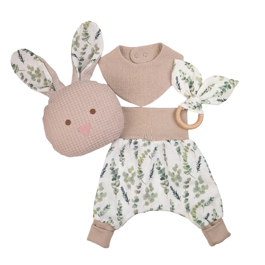 Baby set, blue, size 0-3 months