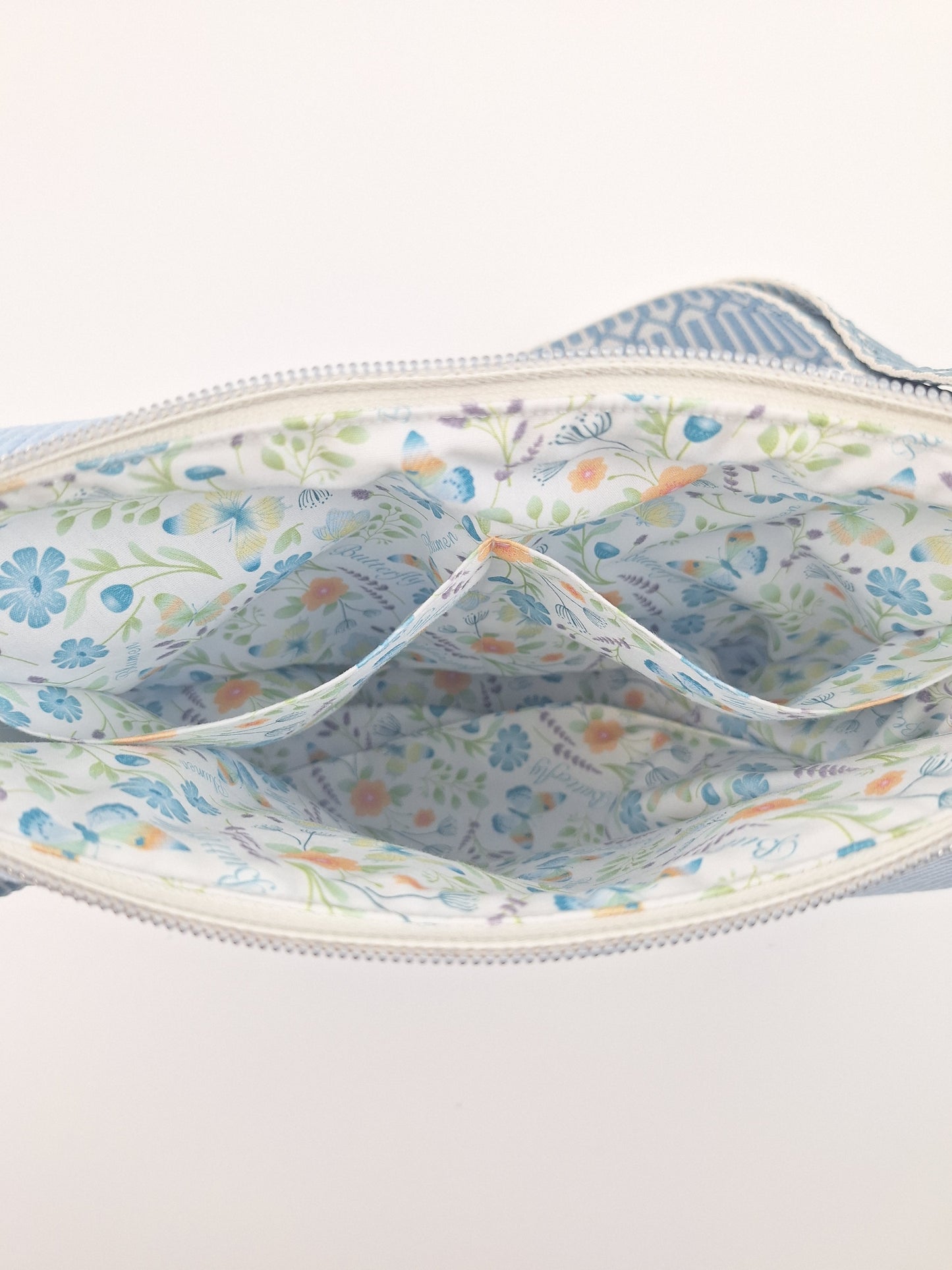 Tasche Babycord hellblau