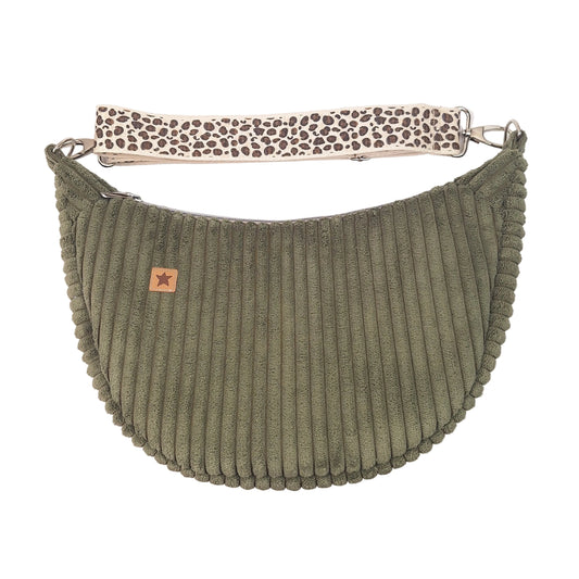 Tasche Samtcord olive