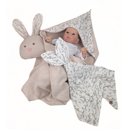 Baby set, blue, size 0-3 months